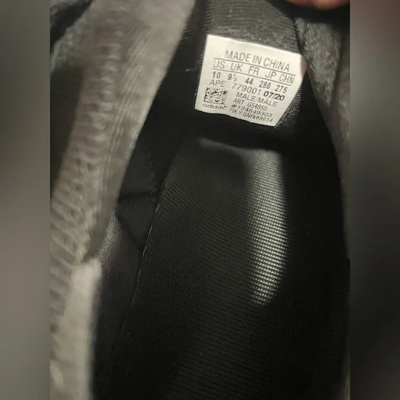 Adidas Black and Gray Sneakers - Picture 4 of 4